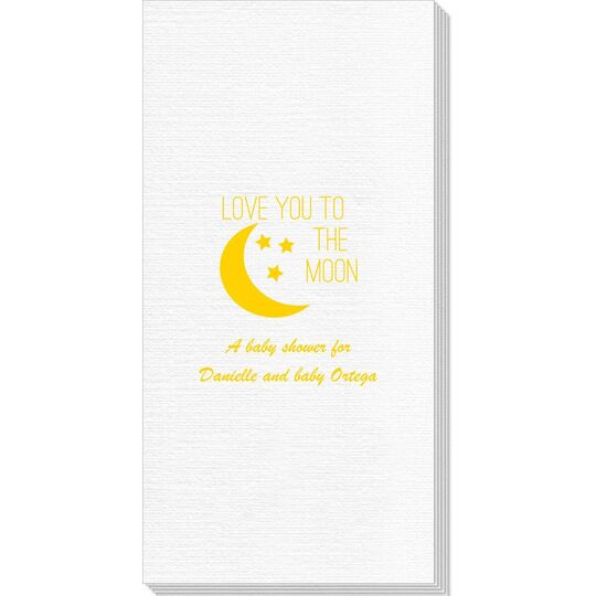 Love You To The Moon Deville Guest Towels